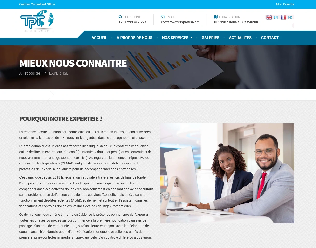 clients partenaires TPT Expertise Douala