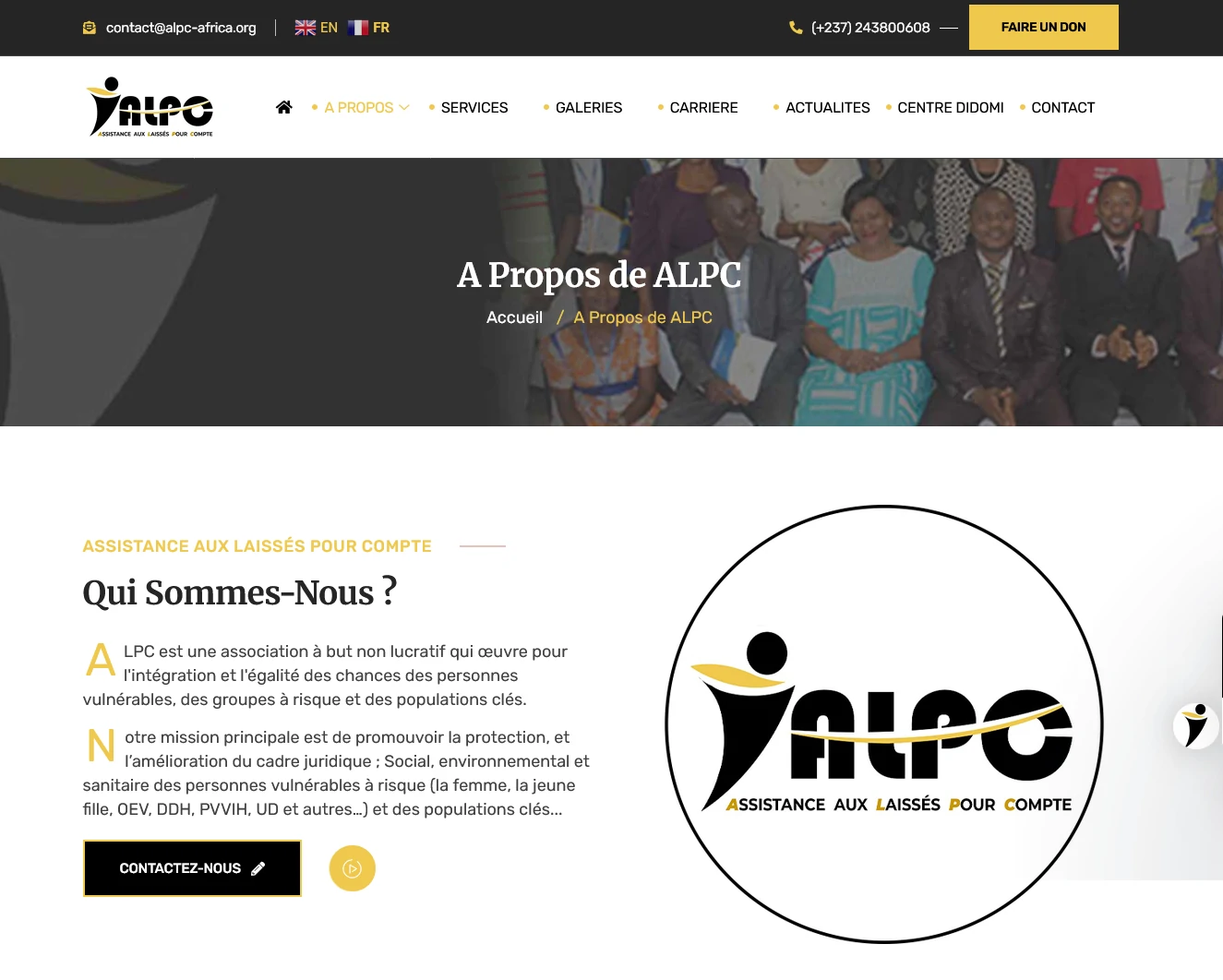 assistance juridique psychologique ALPC Cameroun
