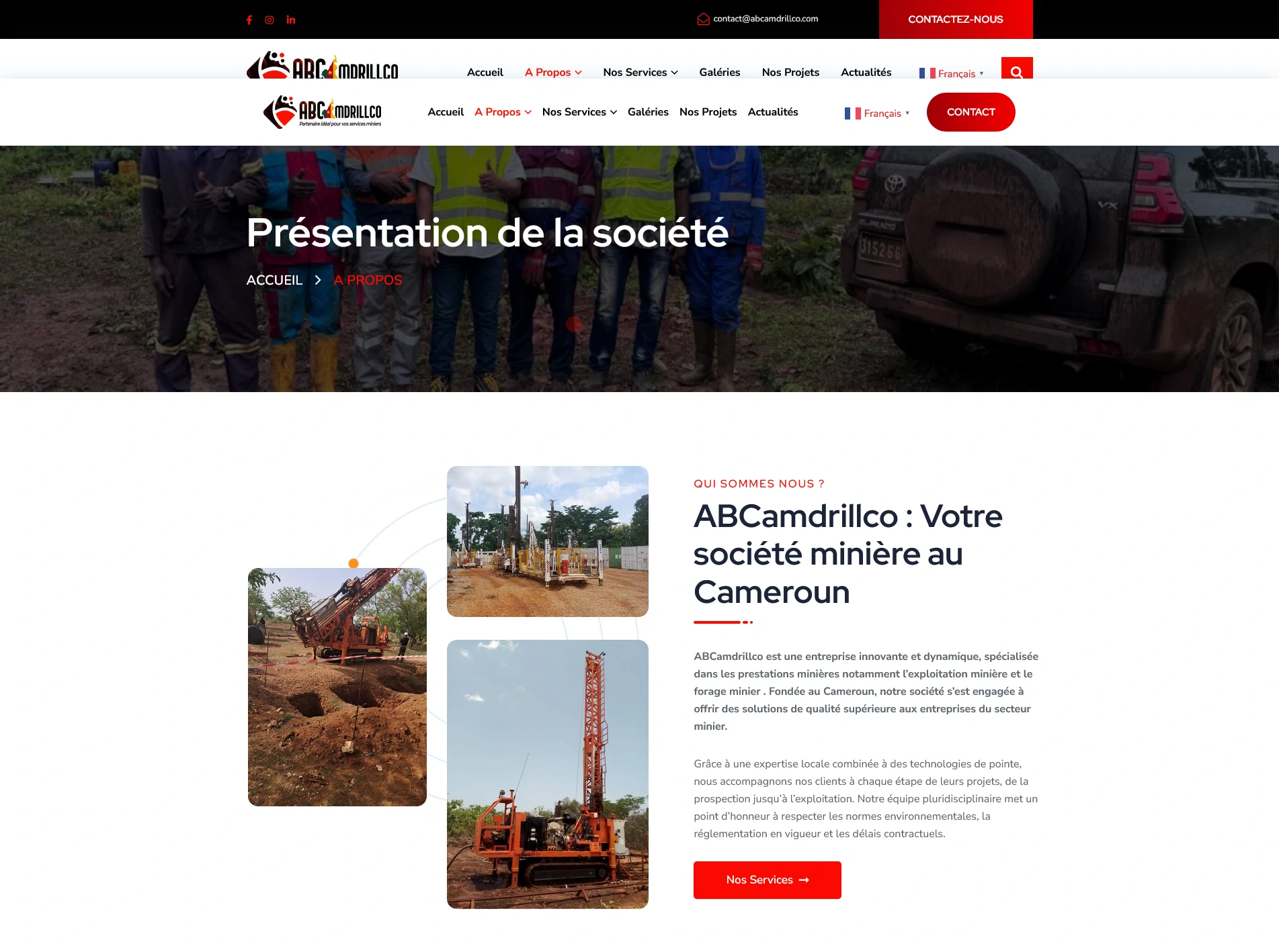 forage minier exploitation minière Cameroun