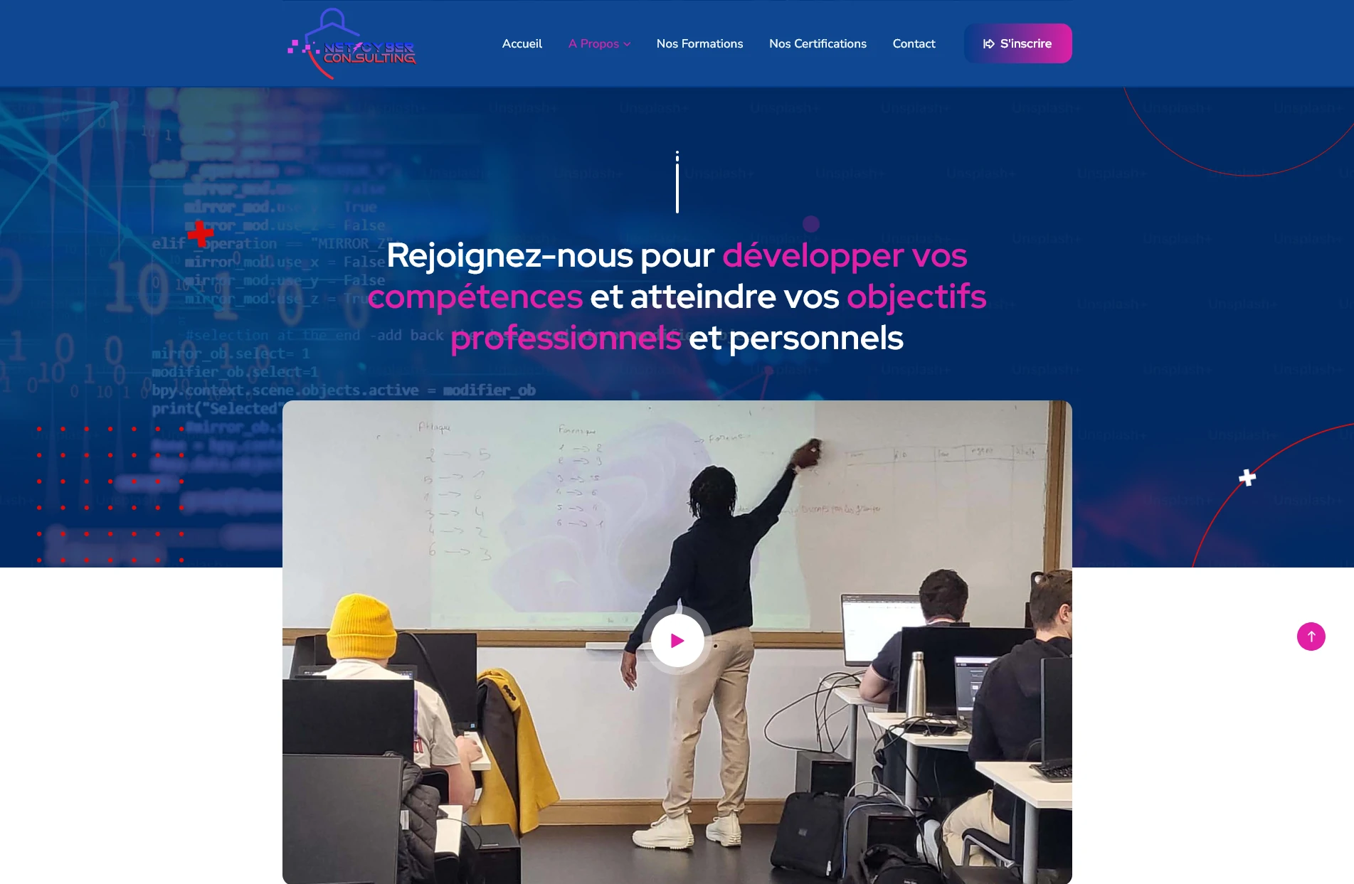 plateforme formation cybersécurité Netcyber Consulting