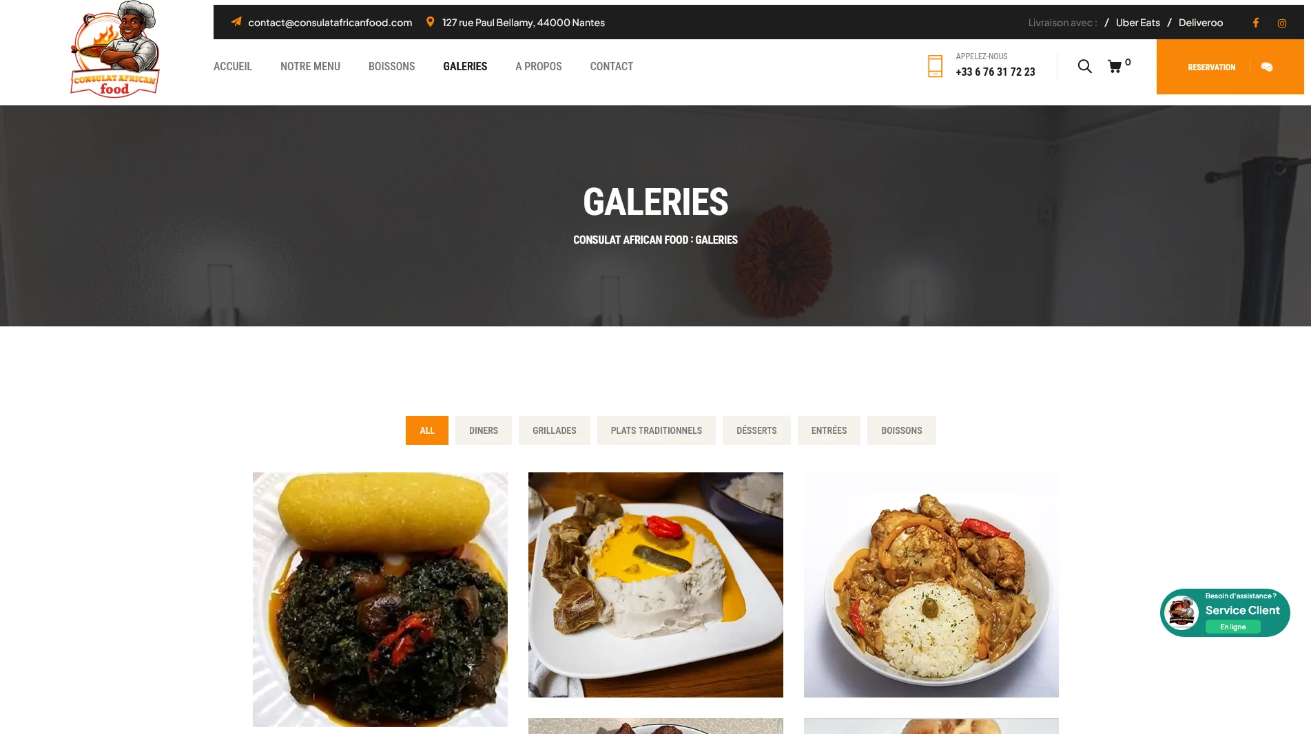 réservation restaurant africain Nantes