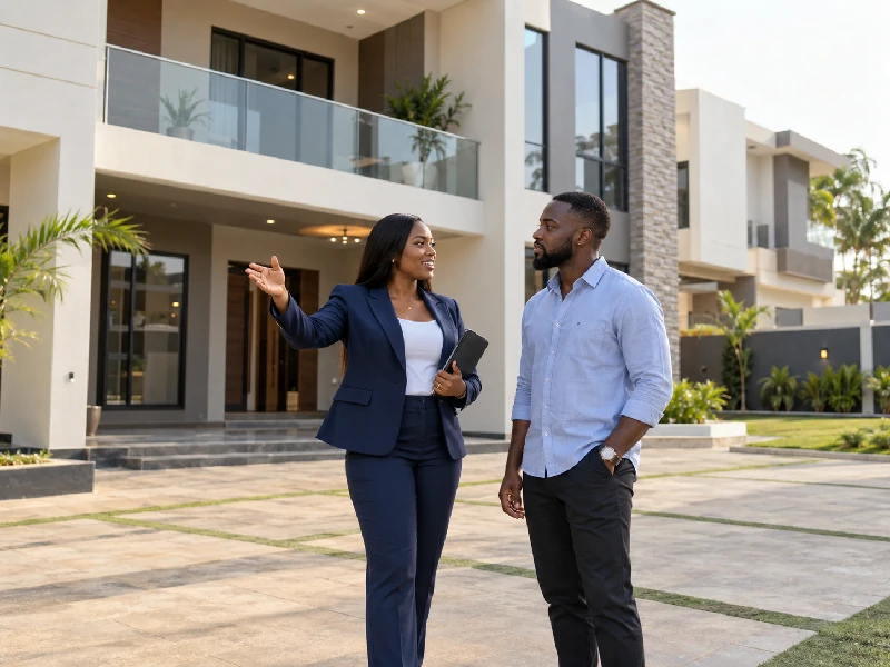 création de site web pour agence immobilière à Douala - TH WEB AGENCE