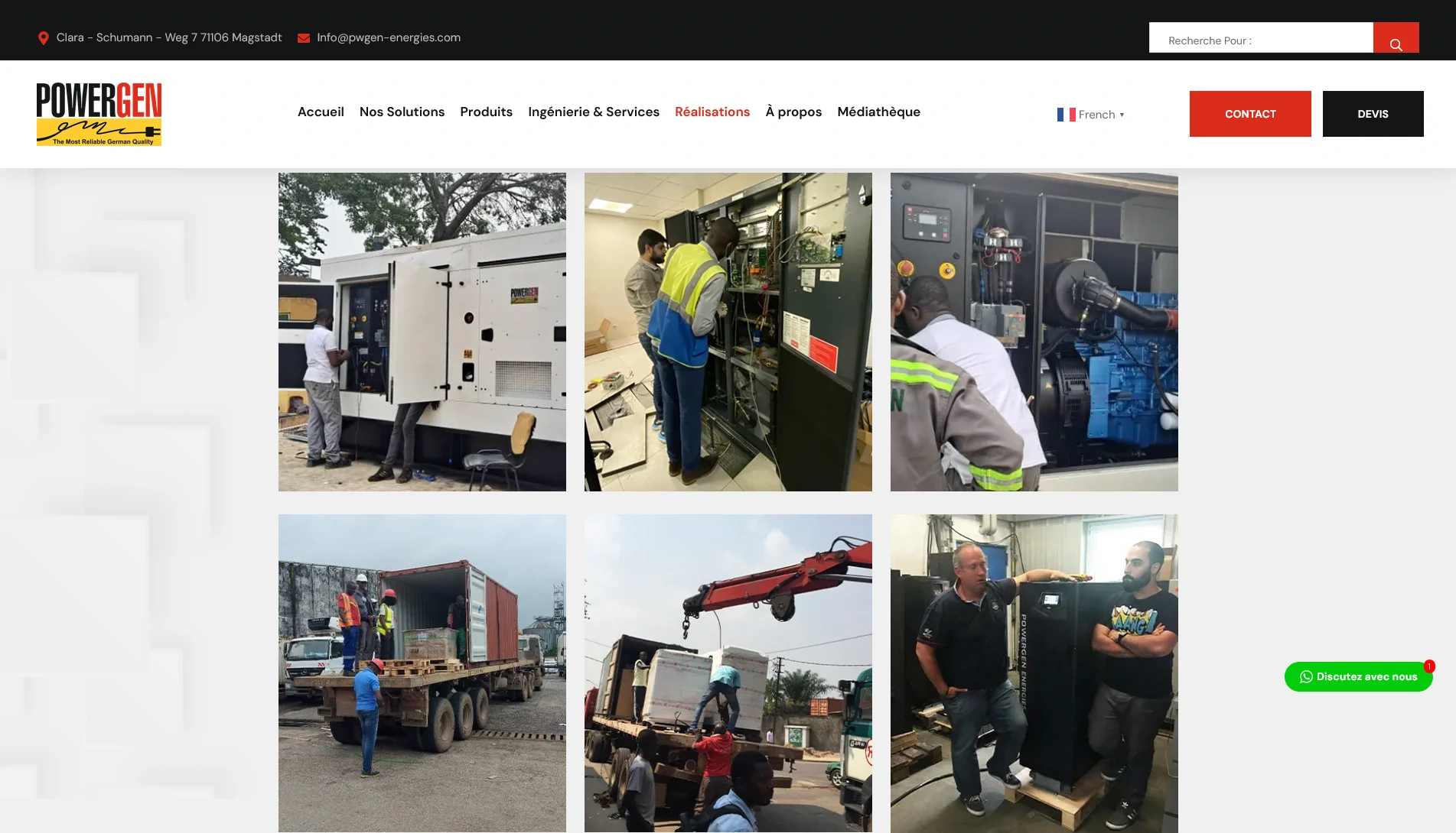 études de cas clients PowerGen Energies