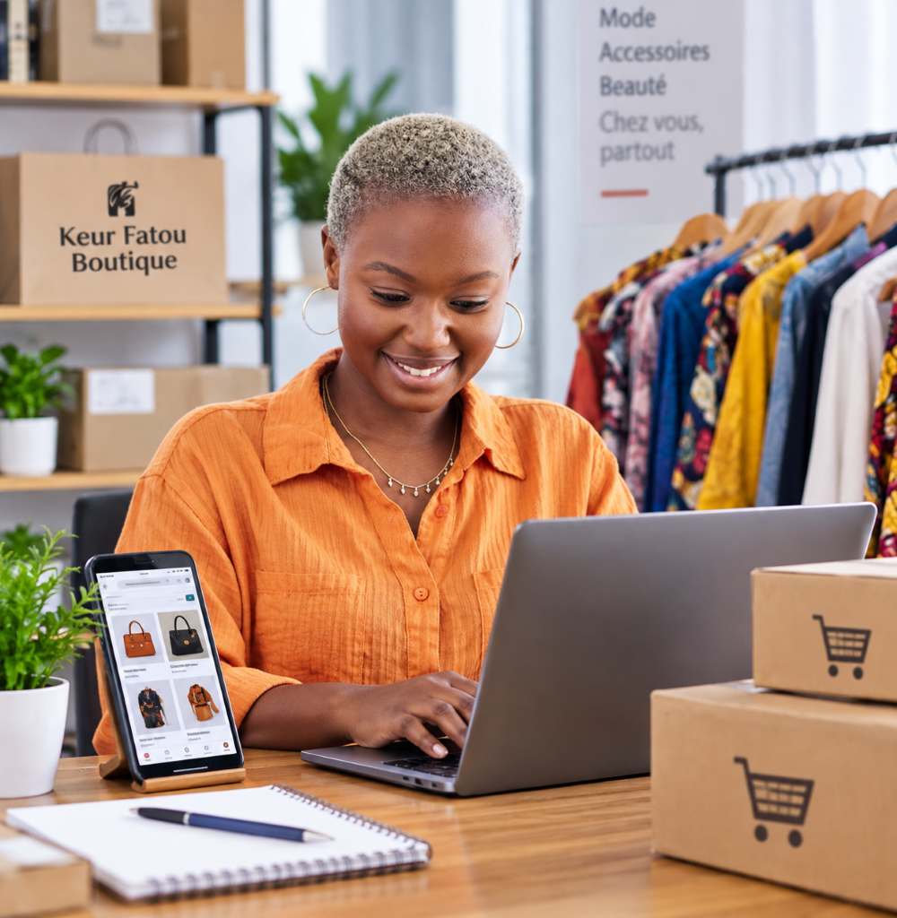 site e-commerce Douala paiement mobile money - TH WEB AGENCE