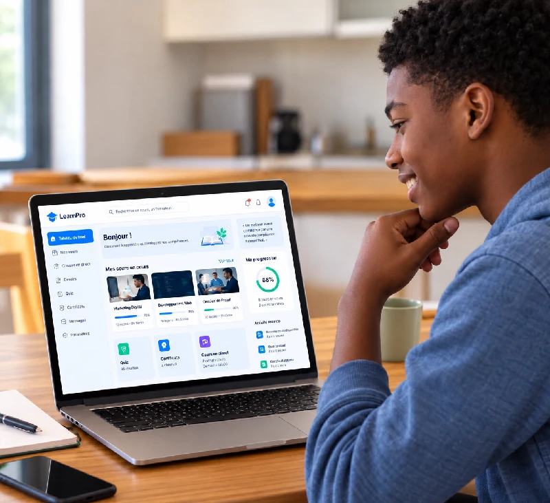 création de plateforme e-learning au Cameroun - TH WEB AGENCE