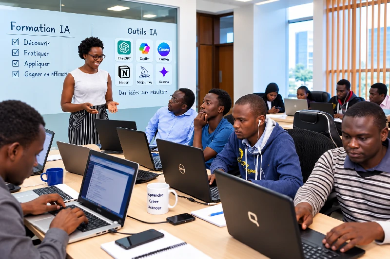 formation aux outils IA à Douala - TH WEB AGENCE