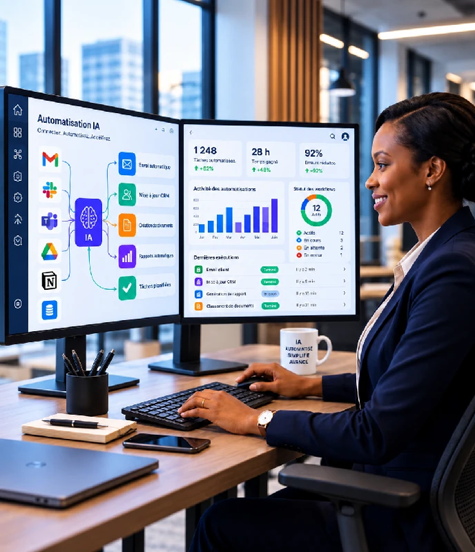 automatisation IA pour entreprises au Cameroun - TH WEB AGENCE