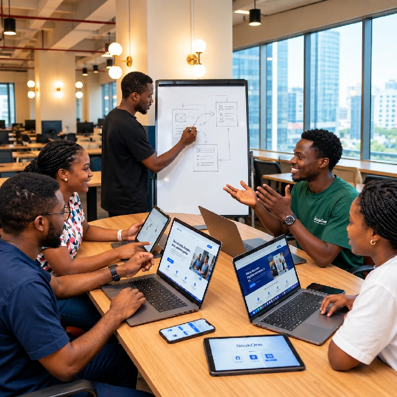 équipe de développeurs web à Douala - TH WEB AGENCE