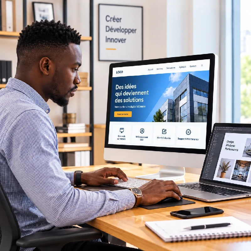 site corporate Cameroun - TH WEB AGENCE