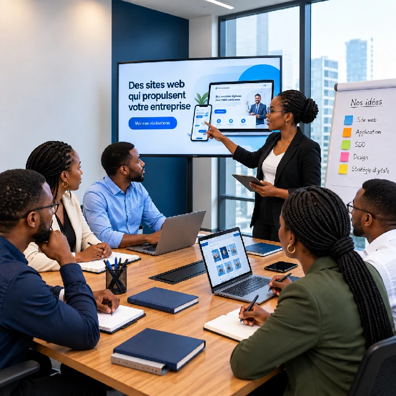 équipe de développeurs web à Douala - TH WEB AGENCE