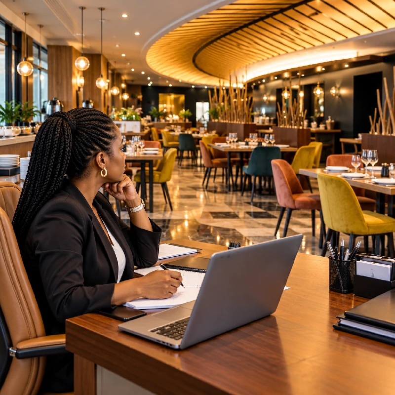 site internet restaurant Cameroun - TH WEB AGENCE