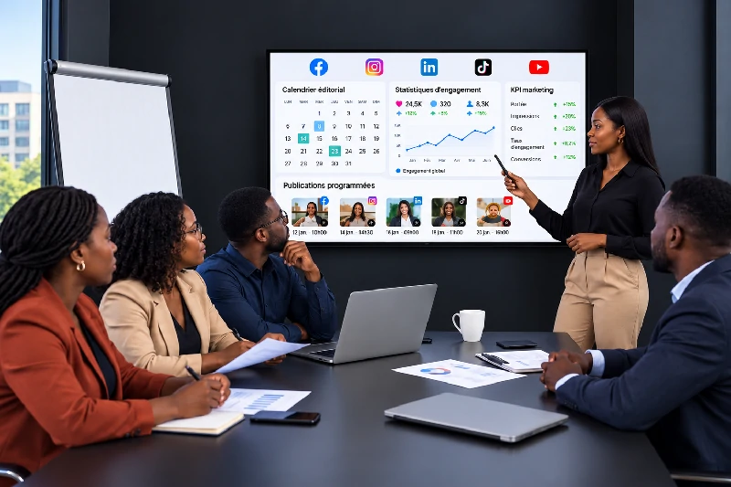 marketing digital et réseaux sociaux au Cameroun - TH WEB AGENCE